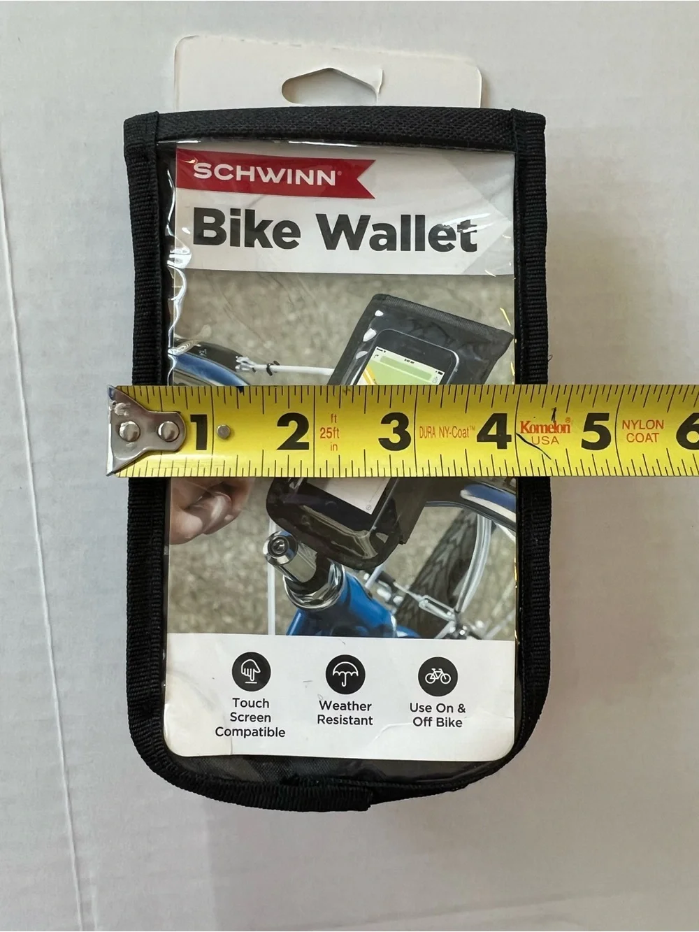 NWOT Schwinn Black Bike Wallet with Touchscreen Phone Holder